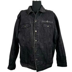 Rocawear 100% Cotton Heavyweight Denim Jacket - Mens 2XL